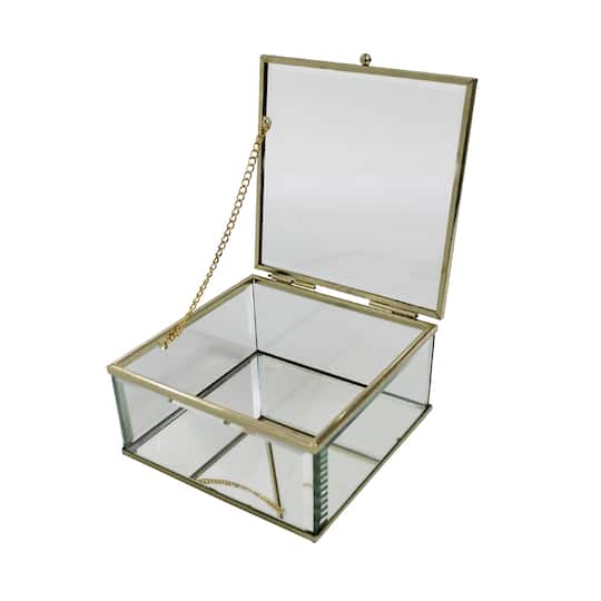 Transparent Portable Large Jewelry Organizer Storage Box Container Case Display 